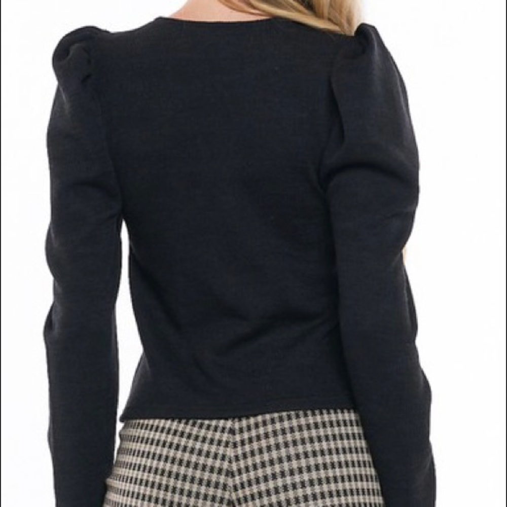 Puff Shoulder Sweater - Picture 3 of 3